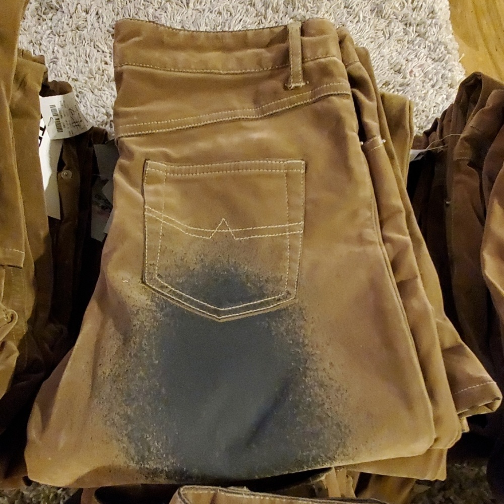 Camel brown bootcut Jean's